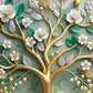 Amazing colorfull tree painting: Wall Paintings by Canvas Myntra