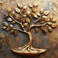 Old Vintage Gold Tree for Wealth: Wall Paintings by Canvas Myntra