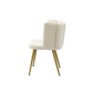 Doe Buck Velvet marsillio   Accent Chair/dining chair/café chair/side chair   for  Living Room, dining room ,restaurant  Armchair  with Gold Legs.