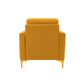 Doe Buck Velvet Rafeal  Accent Chair/Lounge Chair for  Living Room, Bedroom, Armchair Sofa Chair with Gold Legs.