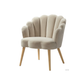 Doe Buck Velvet Rae Accent Chair/Lounge Chair for  Living Room, Bedroom, Armchair Sofa Chair with natural finish wooden legs