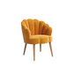 Doe Buck Velvet Rae Accent Chair/Lounge Chair for  Living Room, Bedroom, Armchair Sofa Chair with natural finish wooden legs