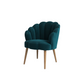 Doe Buck Velvet Rae Accent Chair/Lounge Chair for  Living Room, Bedroom, Armchair Sofa Chair with natural finish wooden legs