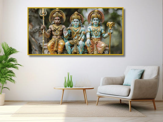 Hindu Gods: Wall Paintings by Canvas Myntra