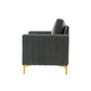 Doe Buck Velvet Rafeal  Accent Chair/Lounge Chair for  Living Room, Bedroom, Armchair Sofa Chair with Gold Legs.