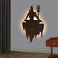 Adiyogi Mahakal Lord Shiva Premium Backlit Design Wooden Wall Hanging with LED Night Light Walnut Finish