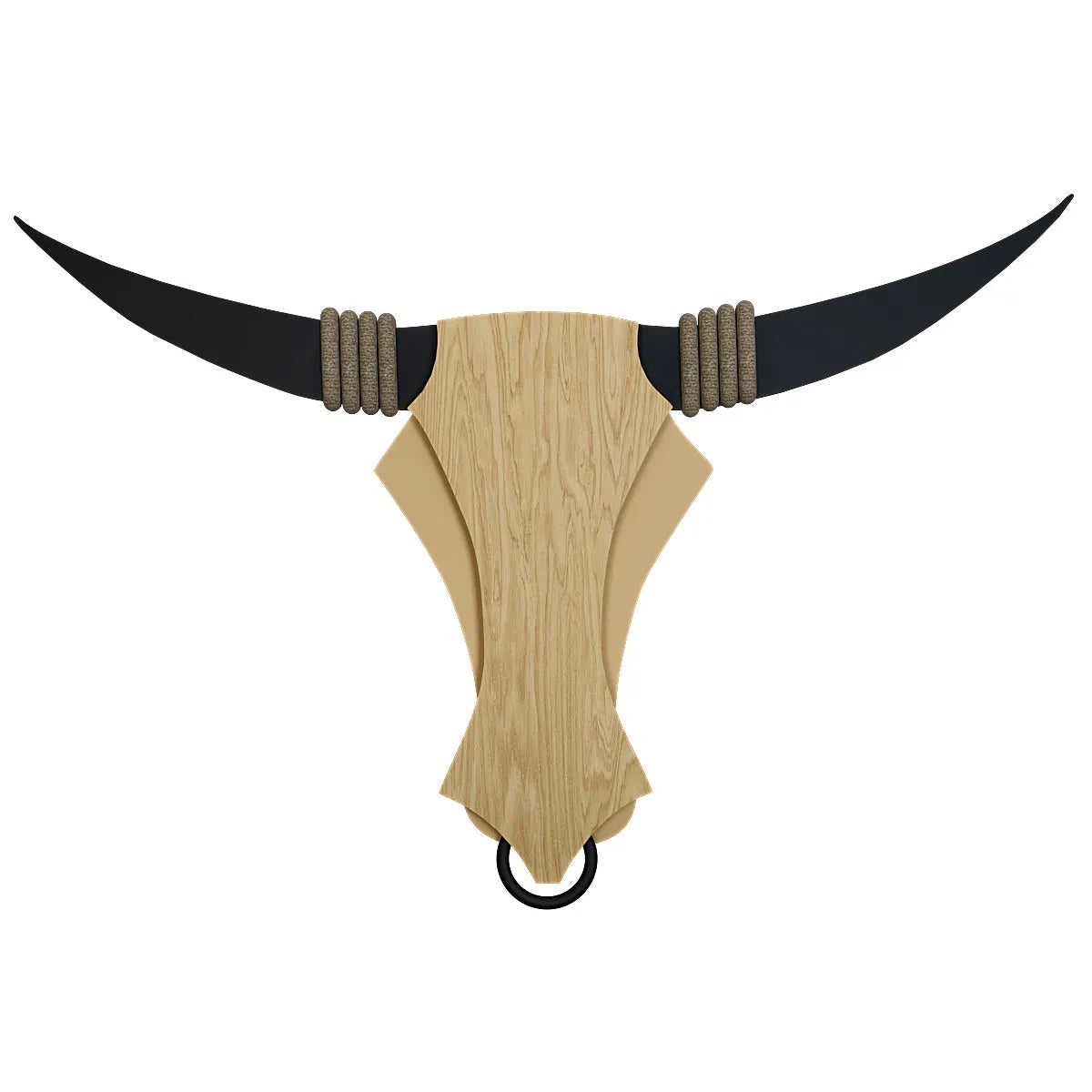 Bull Backlit Wall Art / Night Light, Walnut or Oak Finish