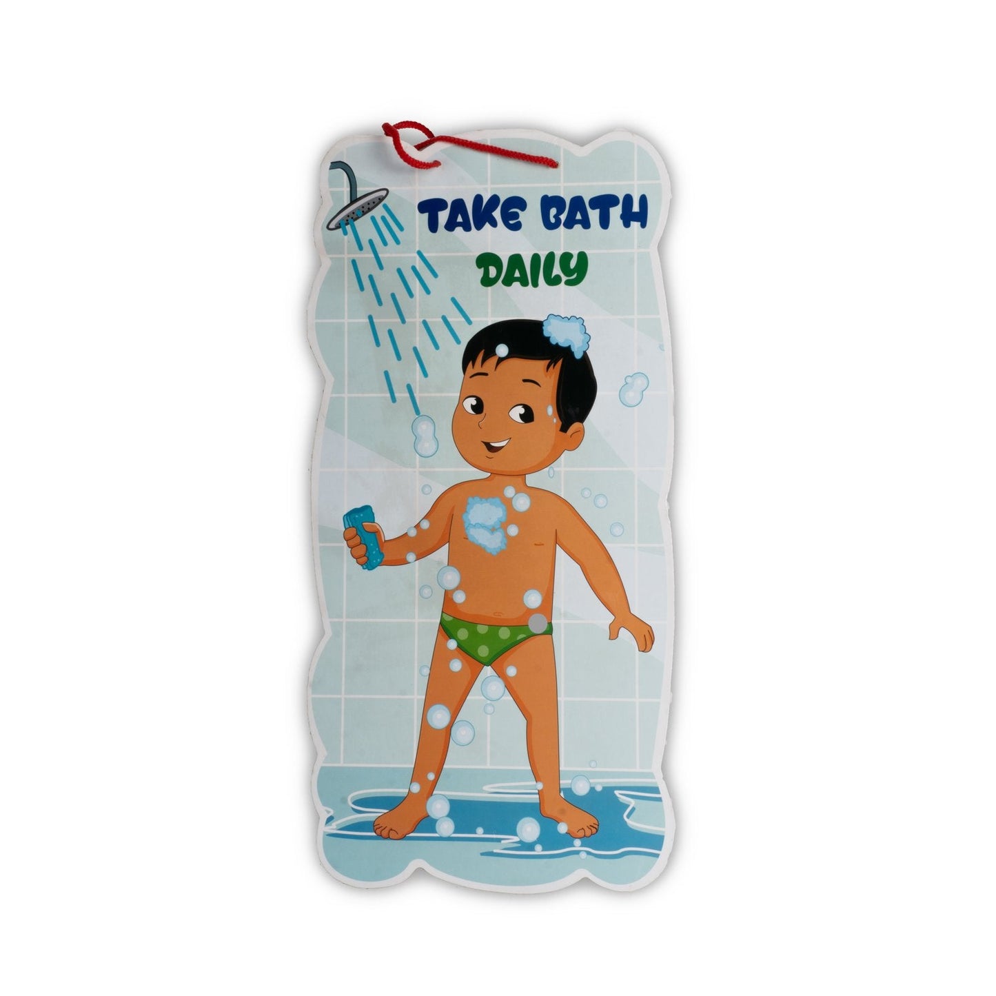 Daily Bath Hanging Cutout