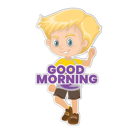 Good Morning Cutout