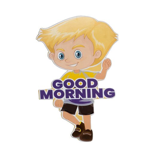 Good Morning Cutout