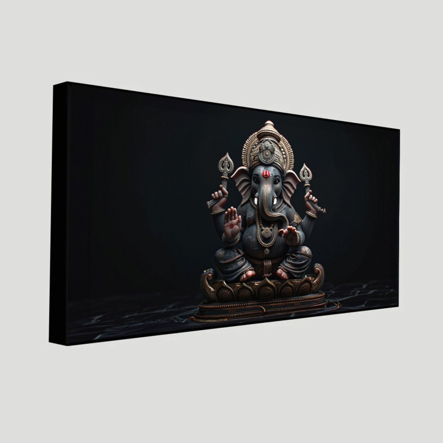 Lord Ganesha Spiritual Wall Art | Uplift Your Decor with Canvas Myntra