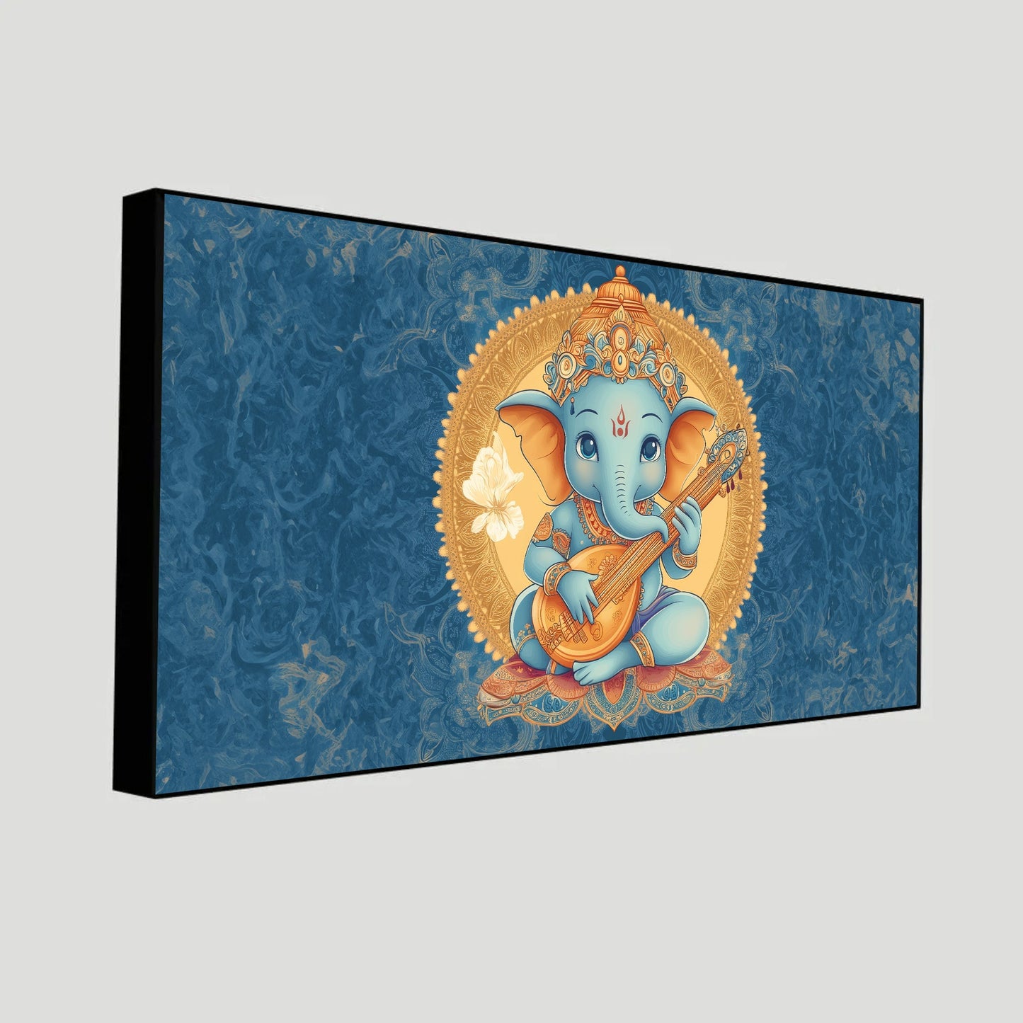 Canvas Myntra Lord Ganesha Art | Uplift Your Decor with Tranquil Wall Paintings