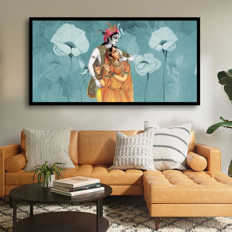 Krishna Wall Paintings by Canvas Myntra