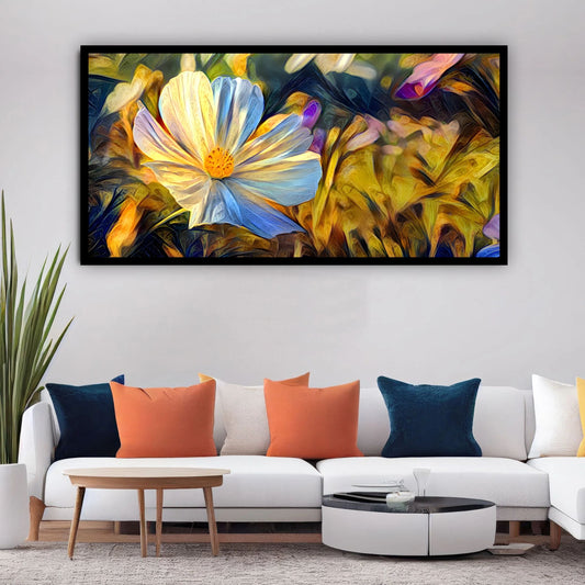 Floral Oil Painting for Wall Décor | Timeless Classic Design for Elegant Interiors