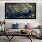 Transform Your Space with Canvas Myntra Peacock Art | Tranquil Wall Paintings for Serene Interiors