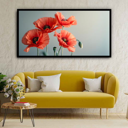 Premium Flower Wall Art | Canvas Painting for Home