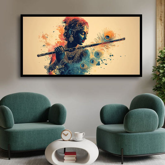 Krishna Wall Paintings by Canvas Myntra