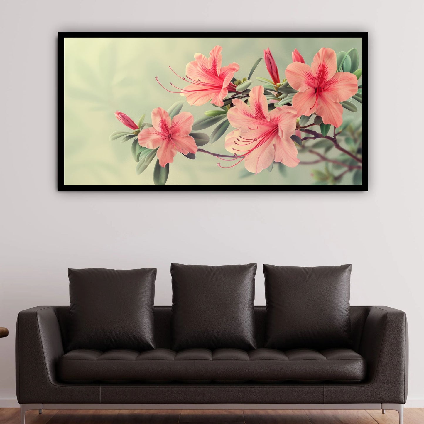 Abstract Flower Wall Art | Modern Canvas for Home | Floral Abstract Elegance