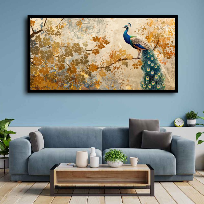 Peacock paintings