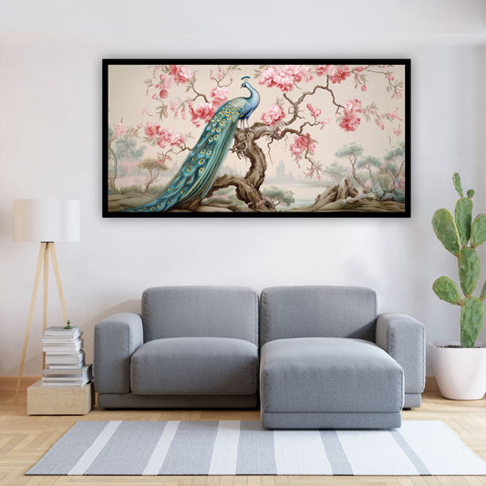 Peacock Canvas Wall Art | Bring Peace Home with Canvas Myntra