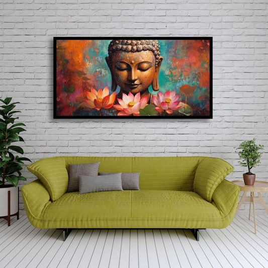 Canvas Myntra Buddha Wall Painting | Perfect for Meditation Spaces