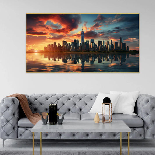 Capturing the City | New York Canvas Painting for Modern Spaces