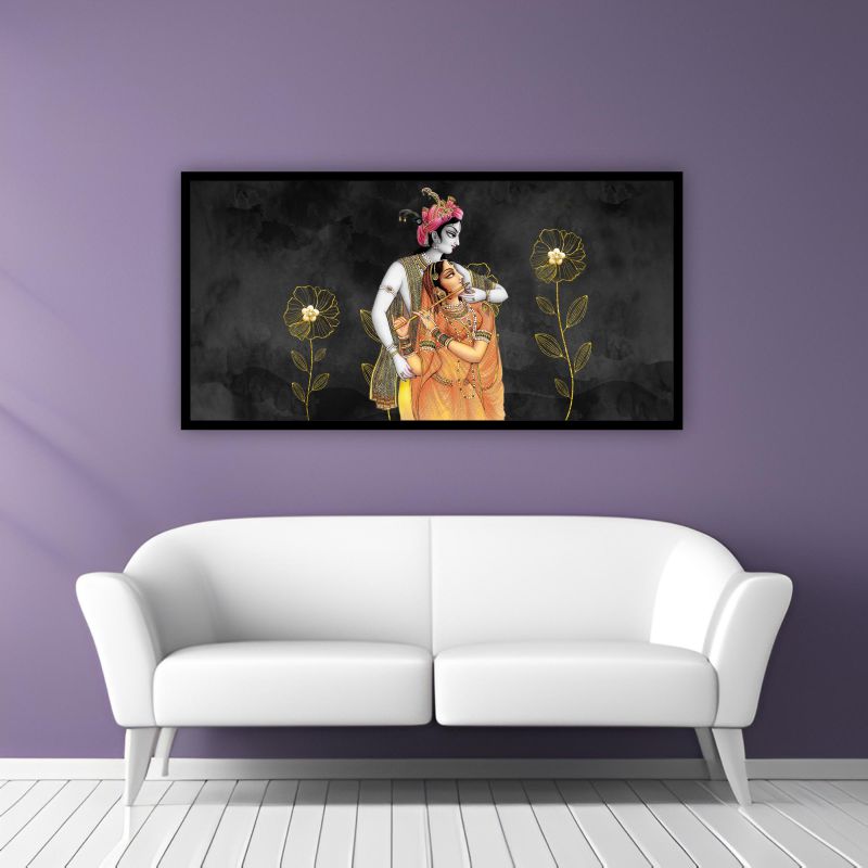 Canvas Myntra Radha Krishna Art | Tranquil Wall Paintings to Uplift Your Space