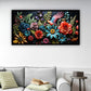 Handcrafted Flower Wall Painting | Artistic Home Accent