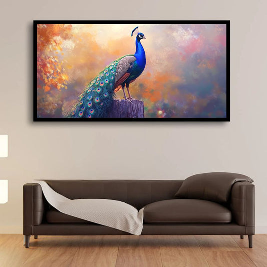 Peacock paintings