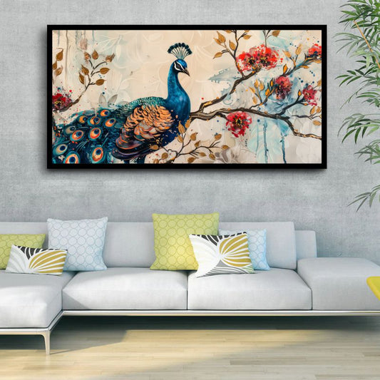 Peacock paintings