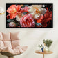 Abstract Flower Wall Painting | Contemporary Design | Realistic Flower Painting