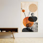 Canvas Myntra balanced-arrangement-gray-stones-with-orange-sun Canvas Wall Painting for Living Room, Bedroom, Office.