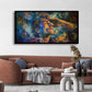 Abstract Figures in Motion: Wall Paintings by Canvas Myntra