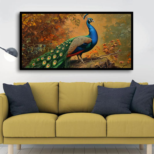 Peacock paintings