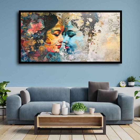 Krishna Wall Paintings by Canvas Myntra