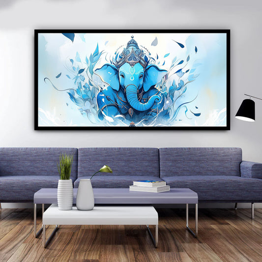 Lord Ganesha Canvas Wall Art | Bring Peace Home with Canvas Myntra