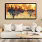 Stunning City Landscape Canvas Wall Art | Elegant Urban Skyline Painting for Home & Office Décor