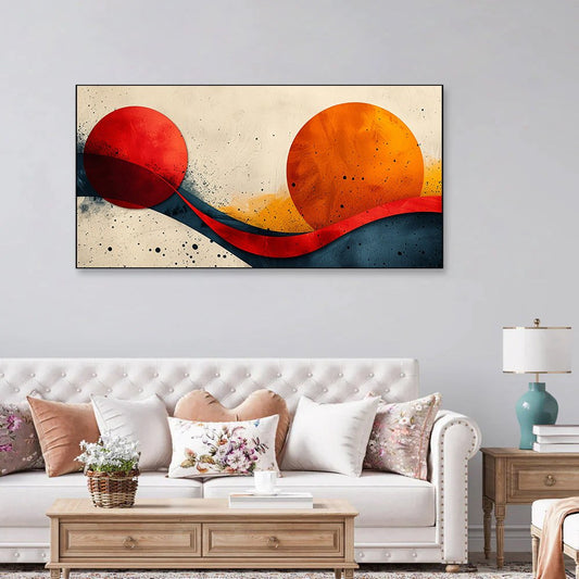 Canvas Myntra abstract-3d-Wall Painting for Living Room, Bedroom, Office.