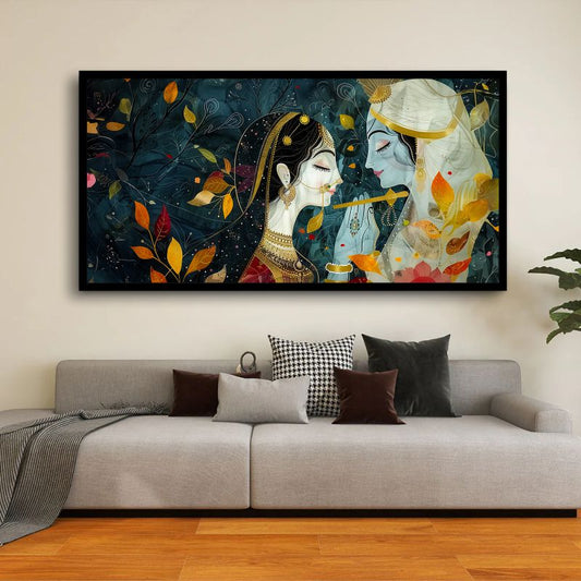 Krishna Wall Paintings by Canvas Myntra