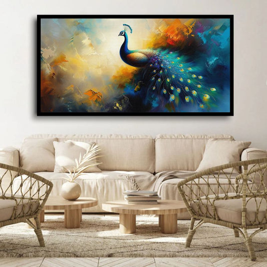 Peacock paintings