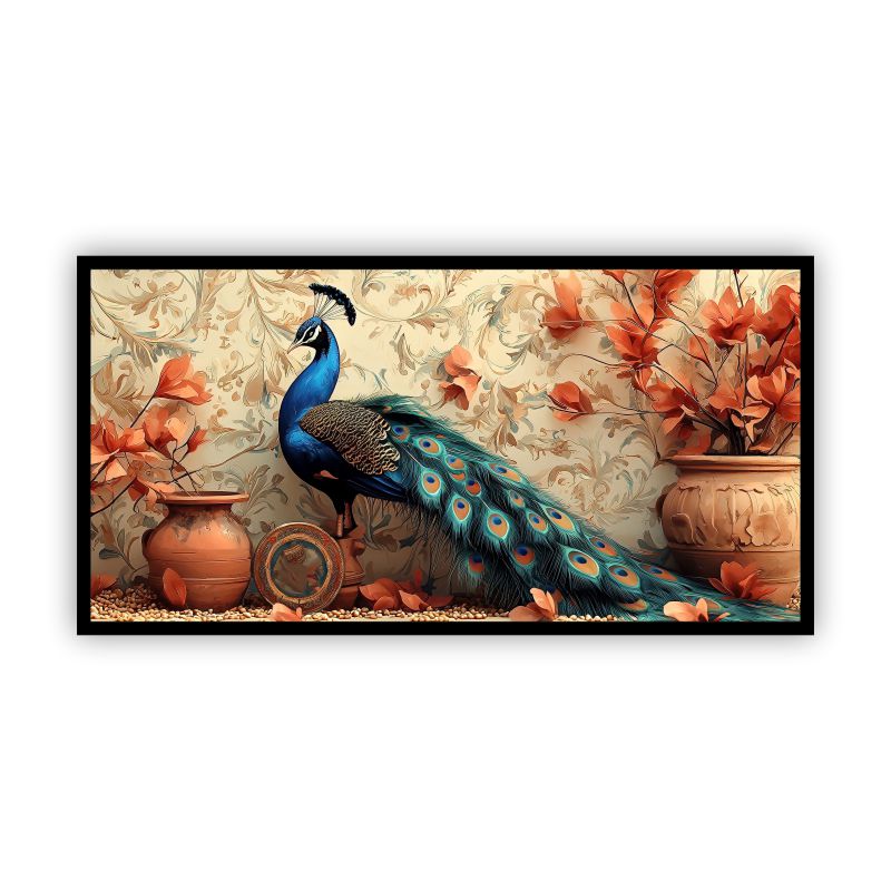 Peacock paintings