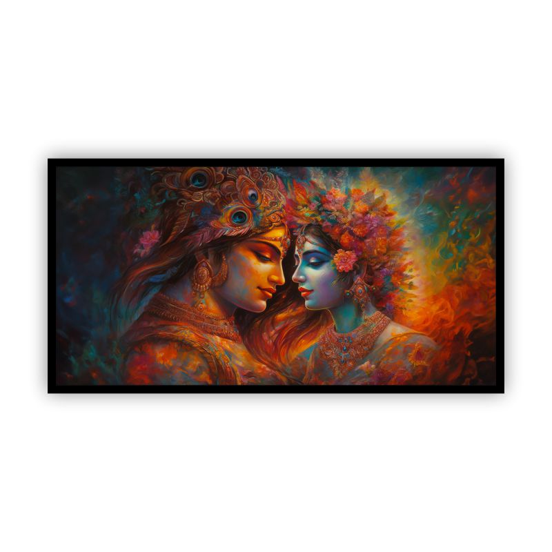 Radha Krishna Wall Art | Enhance Your Space with Creative Deco