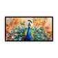 Peacock Tranquil Wall Painting | Elevate Your Interior by Canvas Myntra