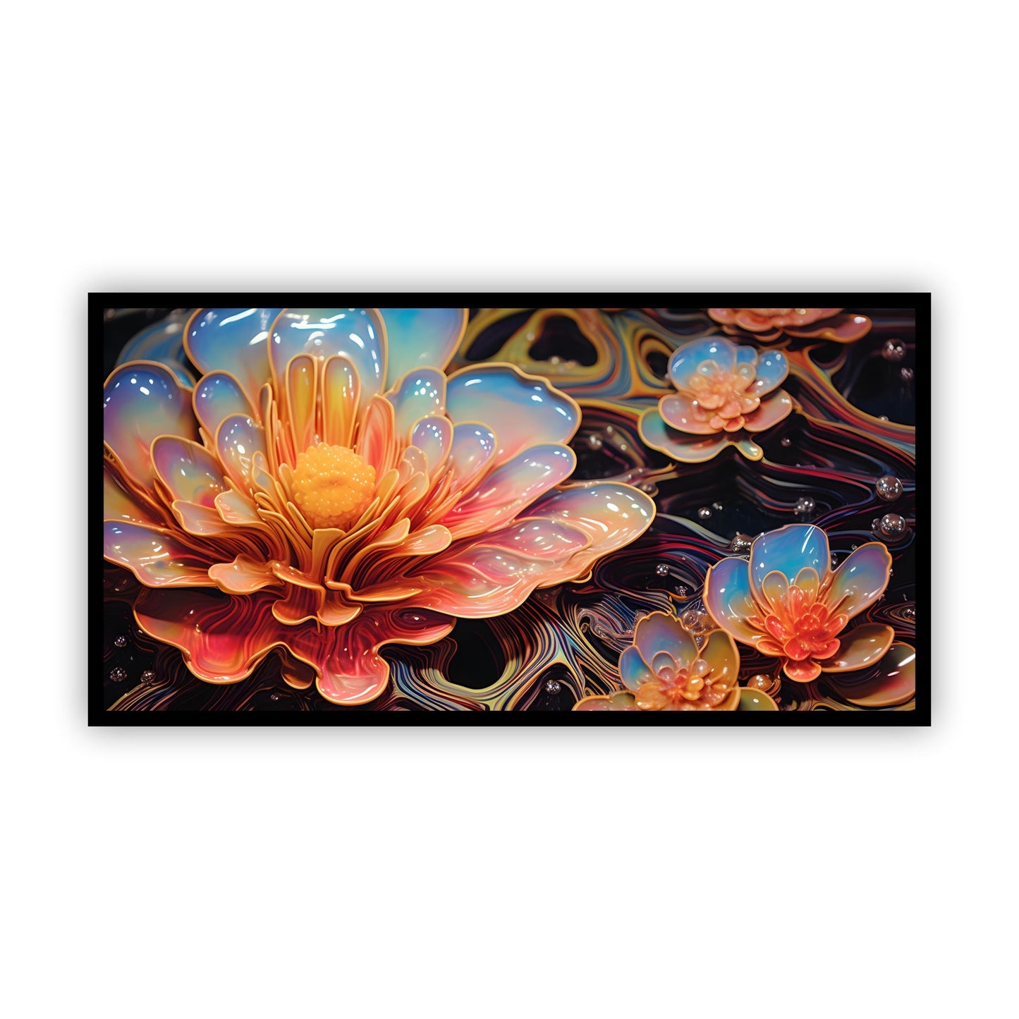 Nature-Inspired Flower Wall Art | Elegant Canvas