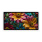 Elegant Floral Flower Wall Art | Vibrant Bloom Design for Bedroom Decor