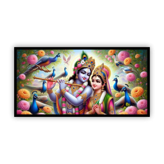 Canvas Myntra Radha Krishna Painting | Infuse Peace into Your Interiors