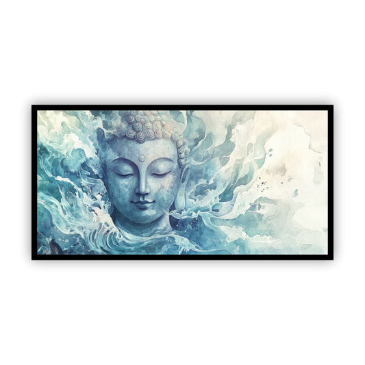 Serenity of Lord Buddha Wall Paintings by Canvas Myntra