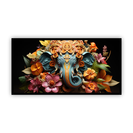 Beautiful Lord Ganesha Painting | Enhance Your Meditation Space with Ganesha Art