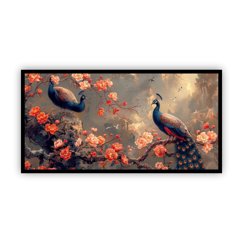 Peacock paintings