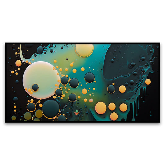 Canvas Myntra colorful-painting-with-word-oil-it Canvas Wall Painting for Living Room, Bedroom, Office.